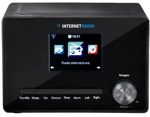 Radioodbiornik ART WIFI1001 Internetowe Czarny