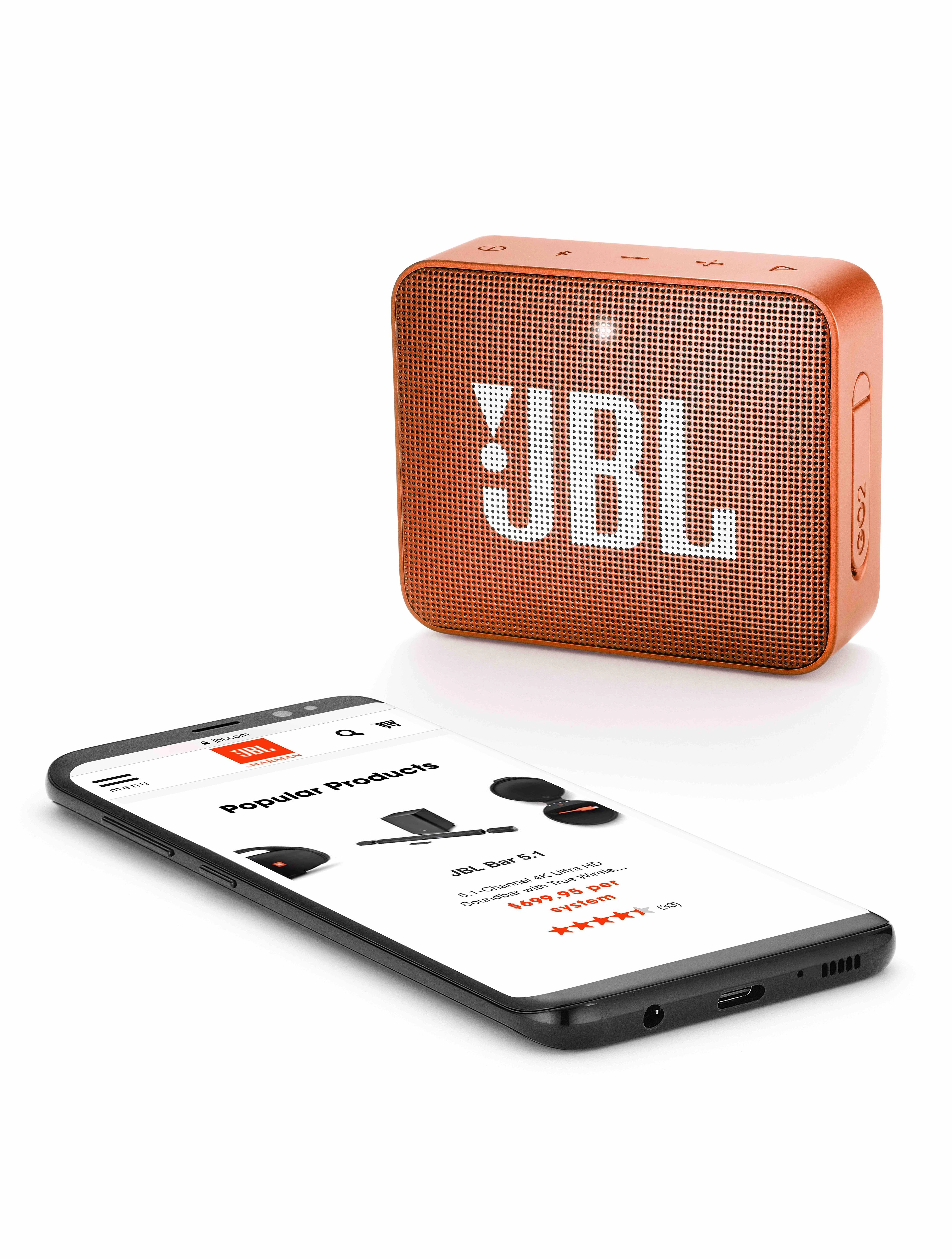Głośnik Bluetooth JBL GO 2 3W Coral orange