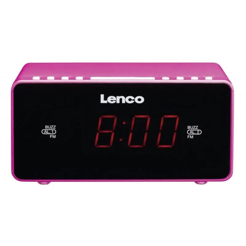 Radiobudzik Lenco CR-510 Różowy