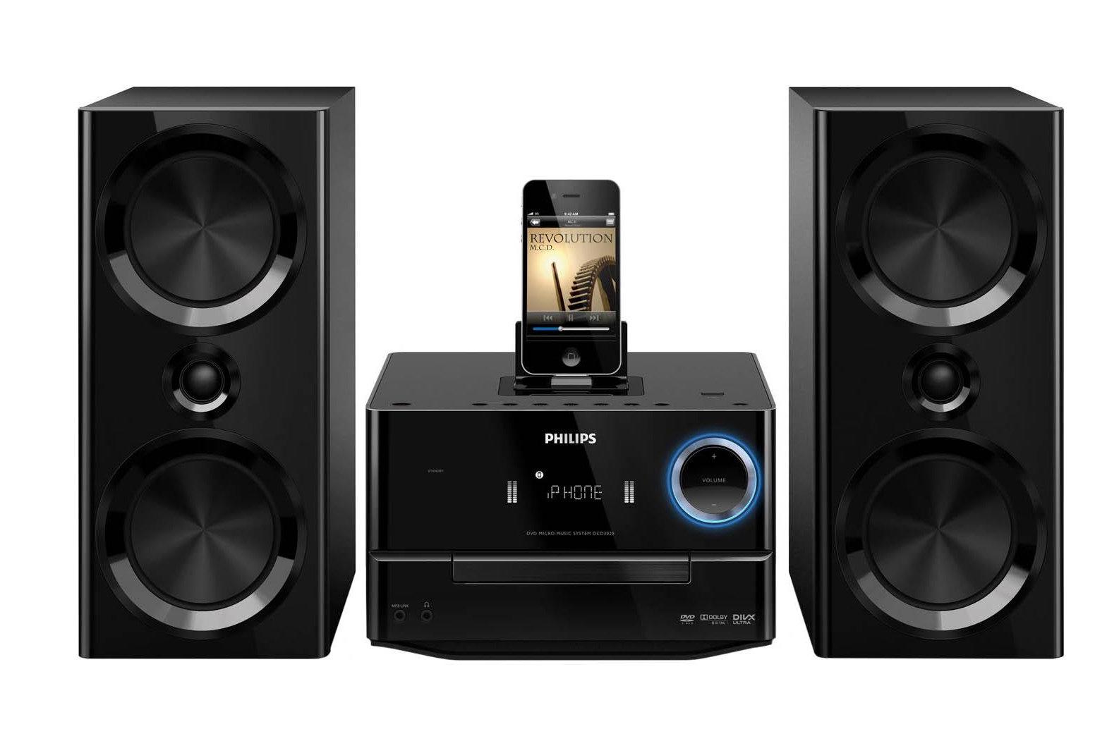 Wieża Philips DCD3020/58  120W Radio FM Czarny