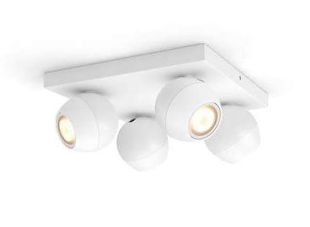 Oświetlenie punktowe Philips Buckram Hue Plate/Spiral White 50474/31/P7