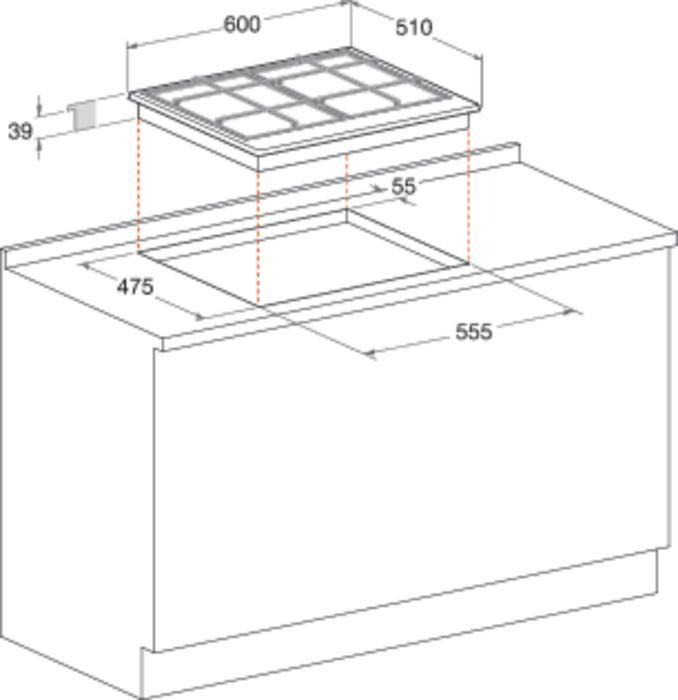 Płyta gazowa Hotpoint-Ariston PCN 640T(OW) R 60cm