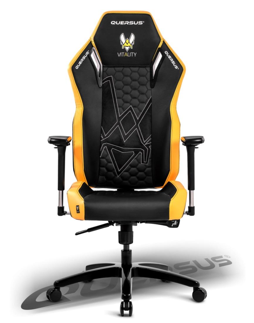 Fotel Quersus V500/VITALITY (czarno-żółty)