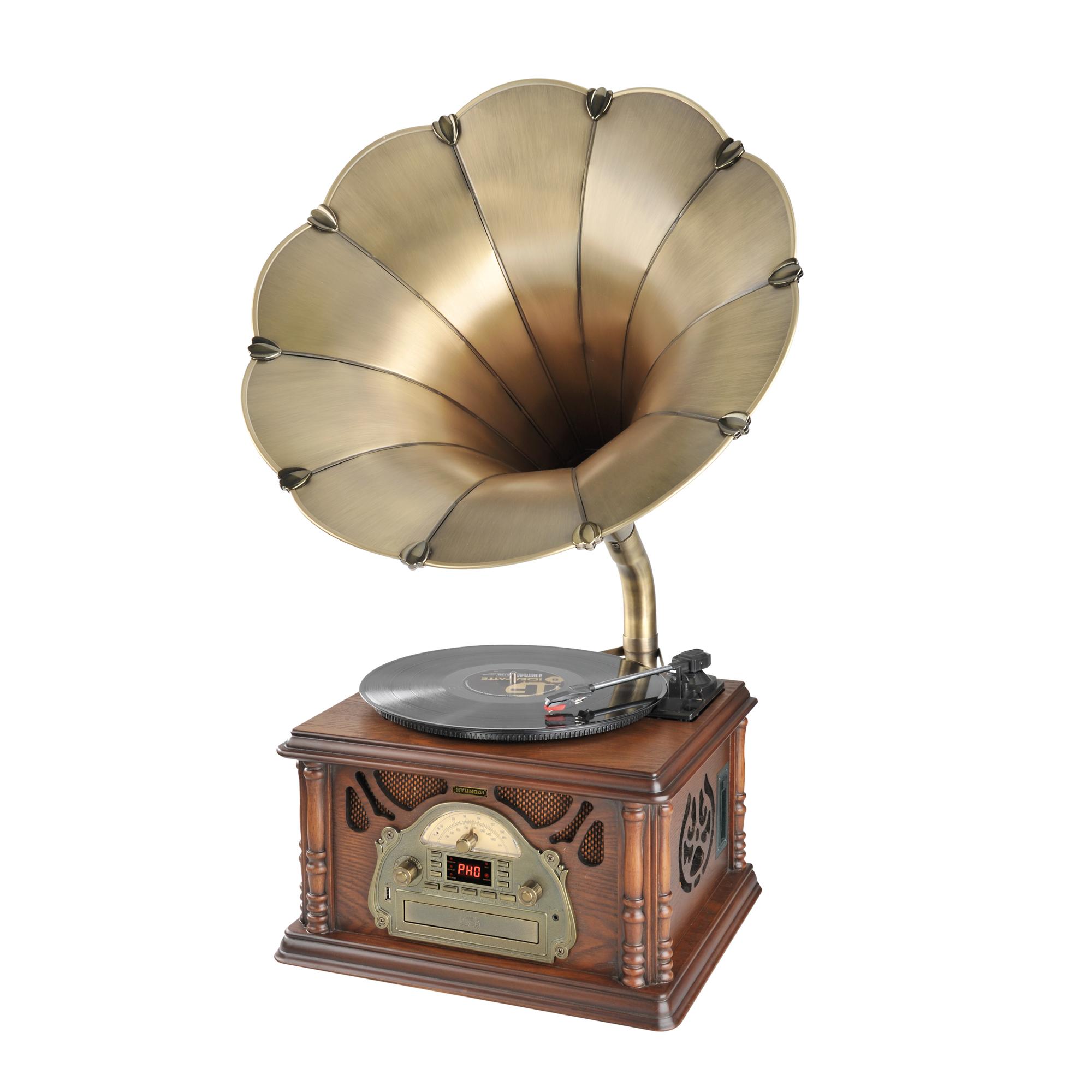 Gramofon Hyundai Retro RTCC 411 RIP Drewno