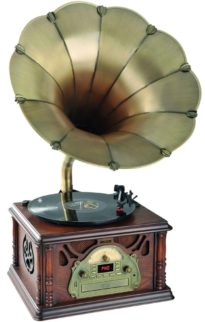 Gramofon Hyundai Retro RTCC 411 RIP Drewno