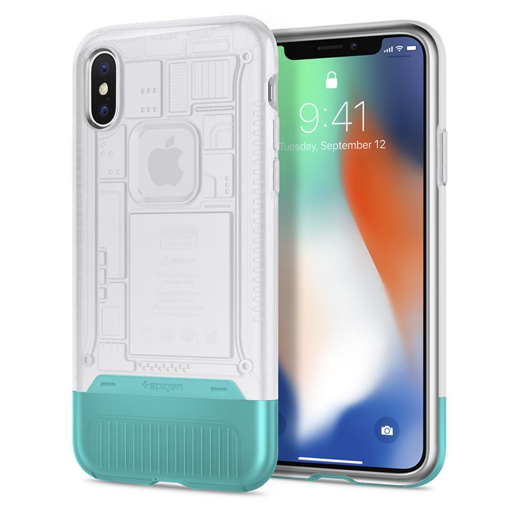 Etui Spigen Classic C1 057CS23198 do iPhone X (snow)