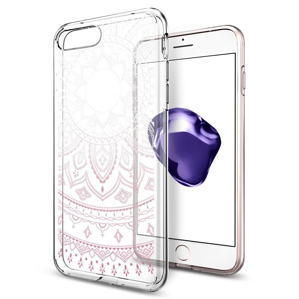 Etui Spigen Liquid Crystal 043CS20960 do iPhone 7 Plus (przezroczysty-różowy)