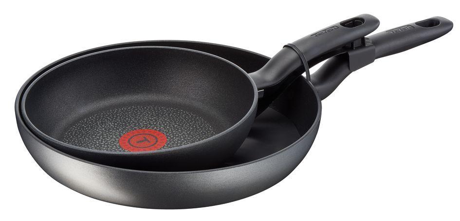 Tefal Zestaw Duetto (garnki 10 el. + set patelni Hard Titanium)