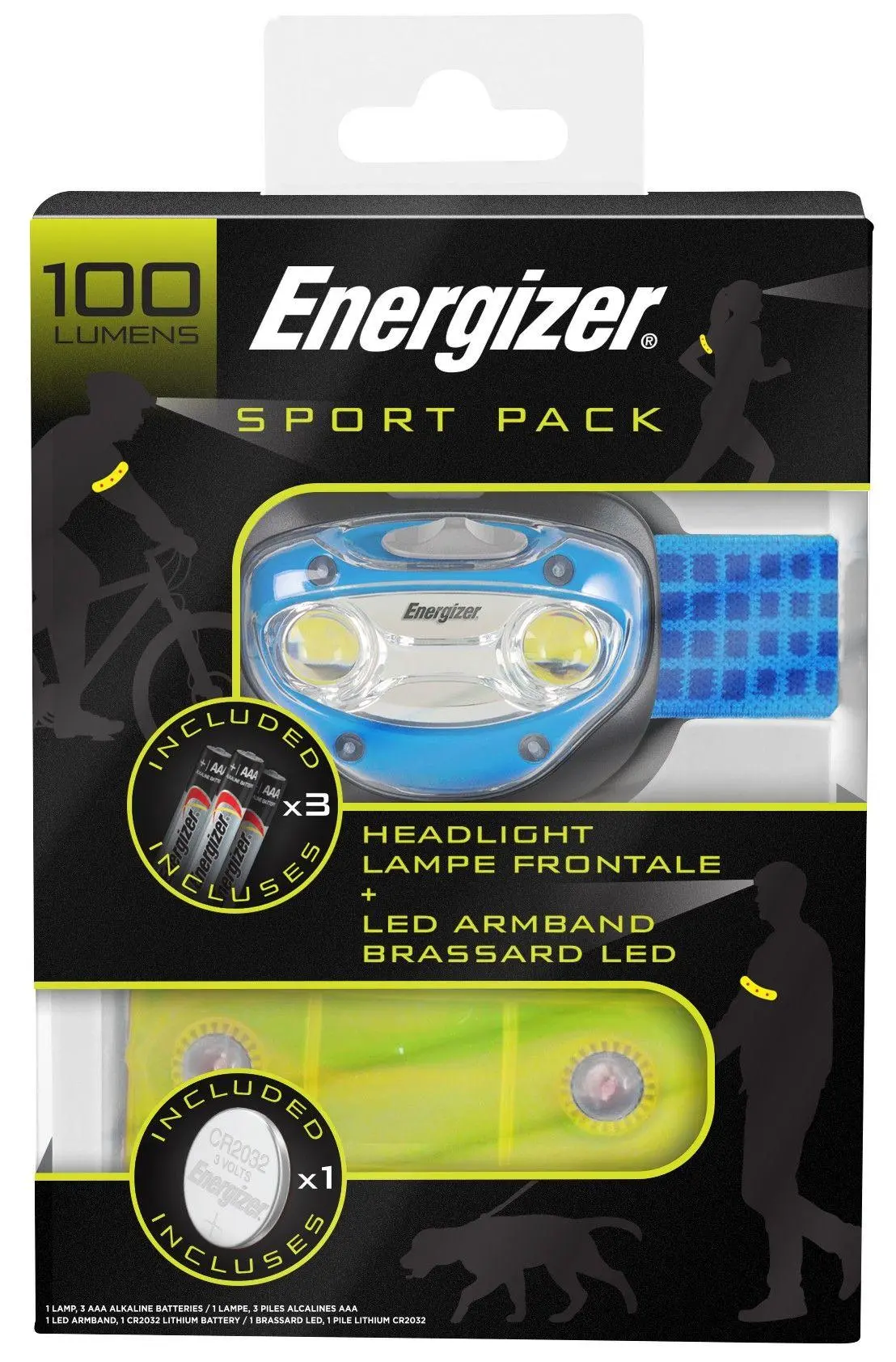 Latarka Energizer sportowa Universal + opaska E301528600