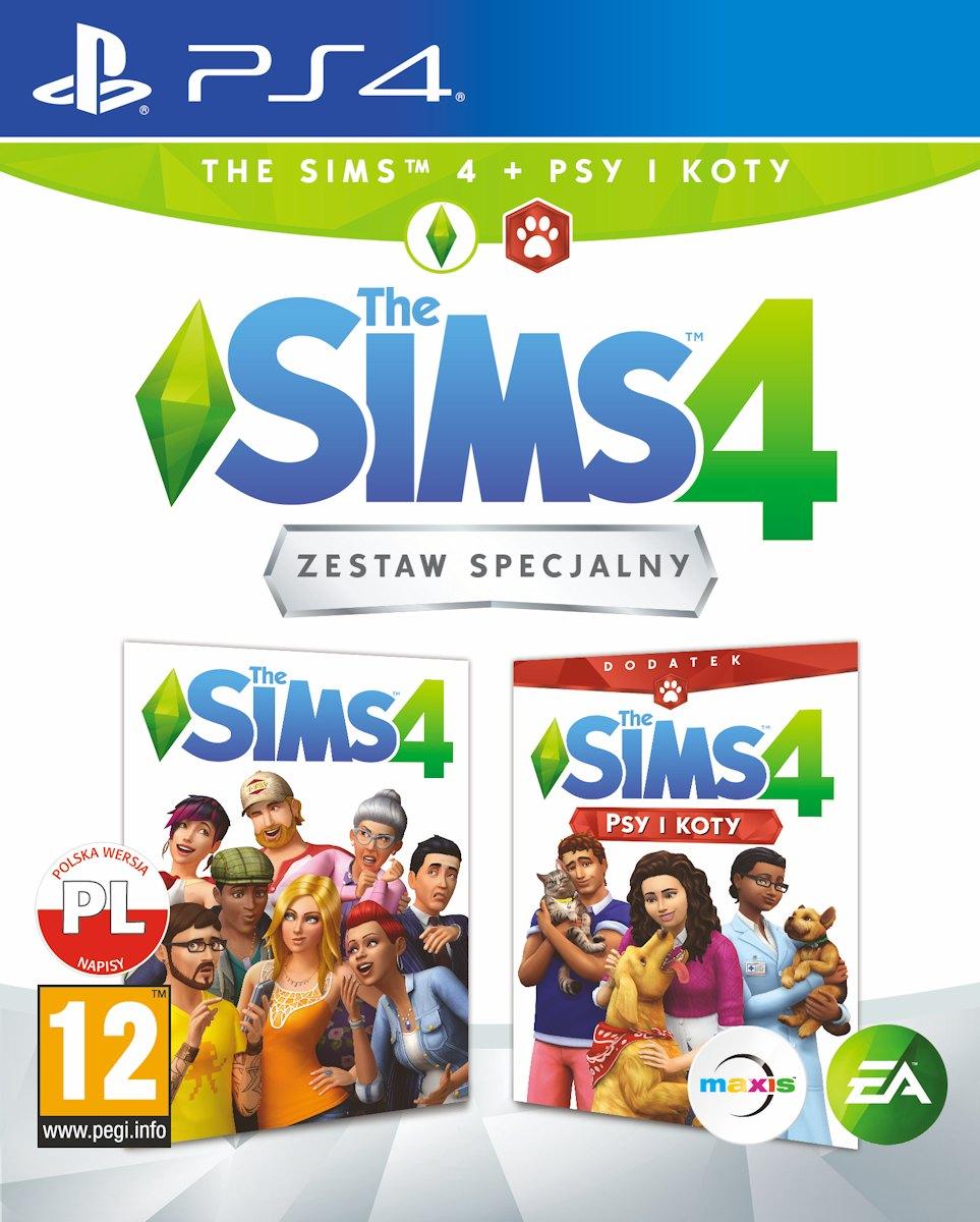 The Sims 4 Zestaw Specjalny (Sims 4 + Psy i Koty) - Gra na PS4 (Kompatybilna z PS5)