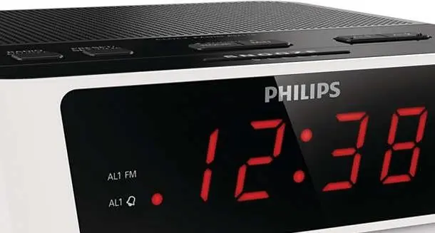 Radiobudzik Philips AJ3115/12 Biało-czarny