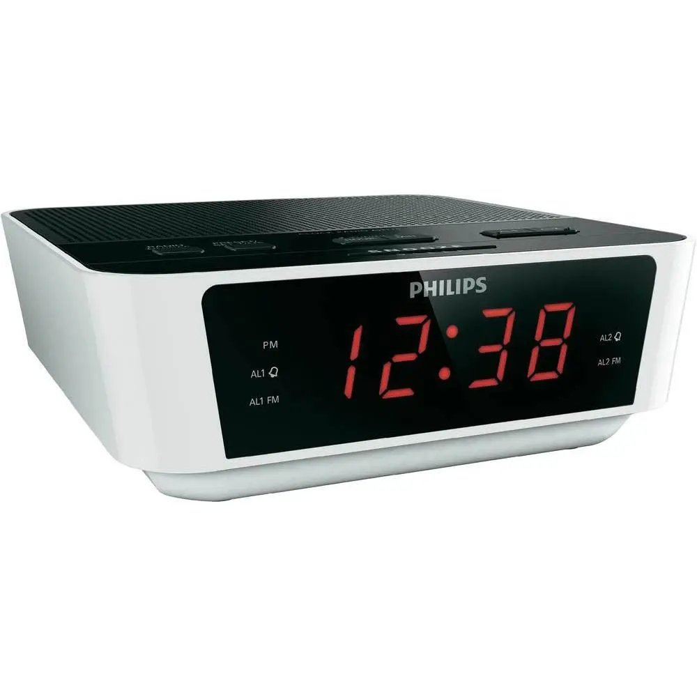 Radiobudzik Philips AJ3115/12 Biało-czarny