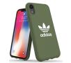 Etui Adidas Moulded Case Canvas do iPhone Xr (zielony)