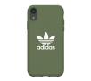 Etui Adidas Moulded Case Canvas do iPhone Xr (zielony)