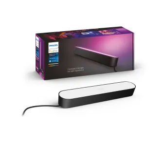 Lampa biurkowa Philips Hue White and Colour Ambiance Play rozszerzenie Czarny