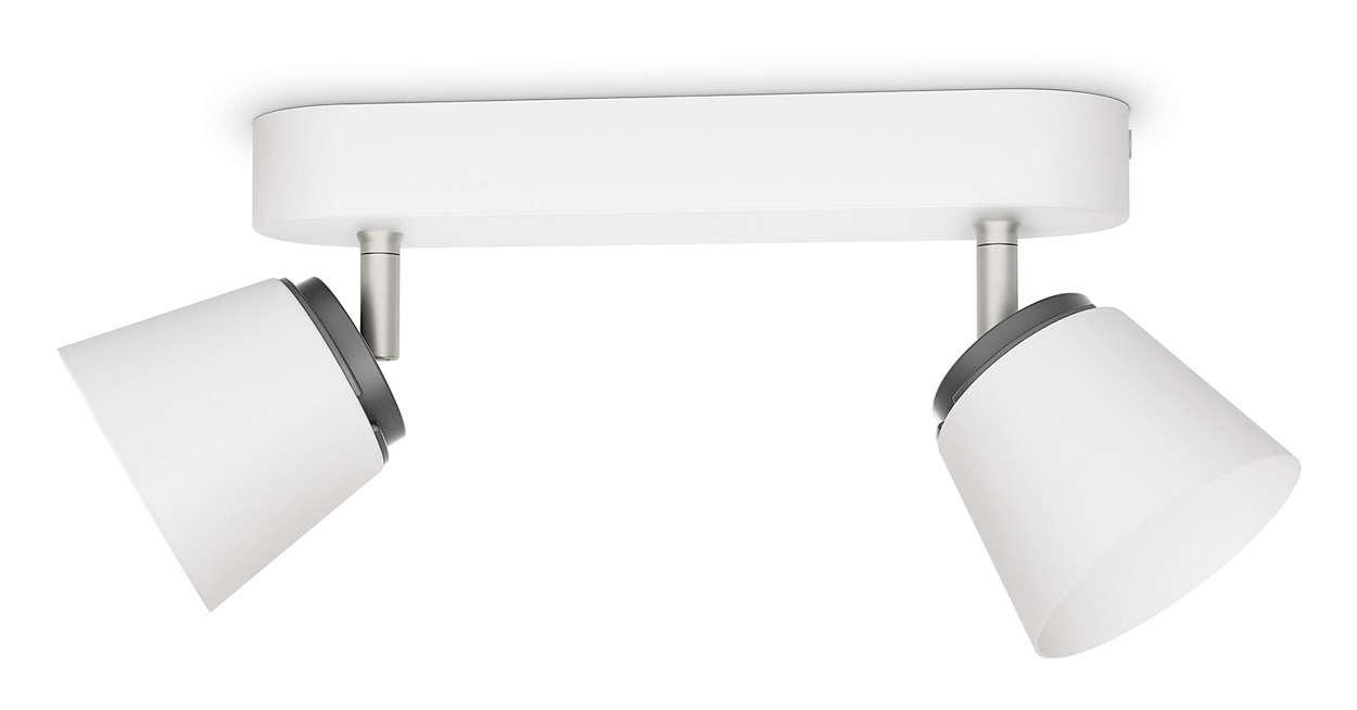 Philips Dender bar/tube white 2x4W 230V 53342/31/16