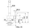 Bateria Franke Active Plus SM Pull-Out Spray Miedziany Stal szlachetna