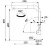 Bateria Franke Active Plus SM Pull-Out Spray Miedziany Stal szlachetna