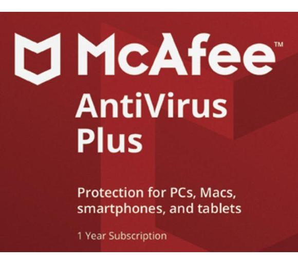 oprogramowanie McAfee Antivirus Plus 1PC/1Rok (kod)