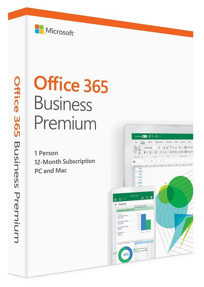 Microsoft Office 365 Business Premium Box 1 rok