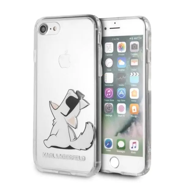 Etui Karl Lagerfeld KLHCI8LCFNRC do iPhone 7/8 Plus Przeźroczysty