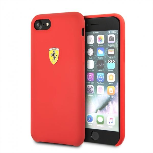 Etui Ferrari FESSIHCI8RE iPhone 7/8 (czerwony)