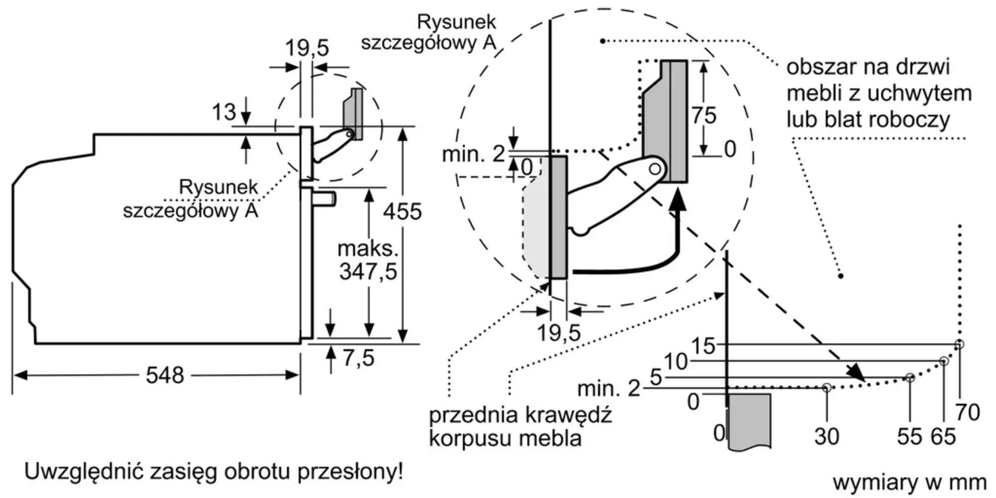 Piekarnik elektryczny parowy Bosch Serie 8 CSG656BS2 Termoobieg Srebrno-czarny