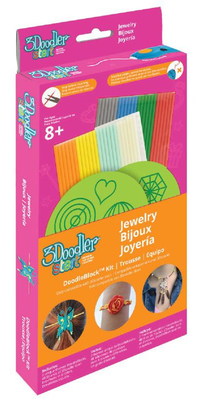 3Doodler DBKJW - szablon biżtueria