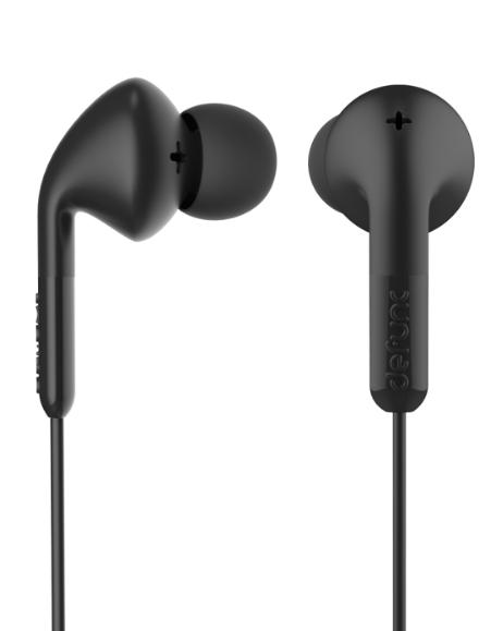 Słuchawki przewodowe DeFunc Earbud Basic Music (czarny)