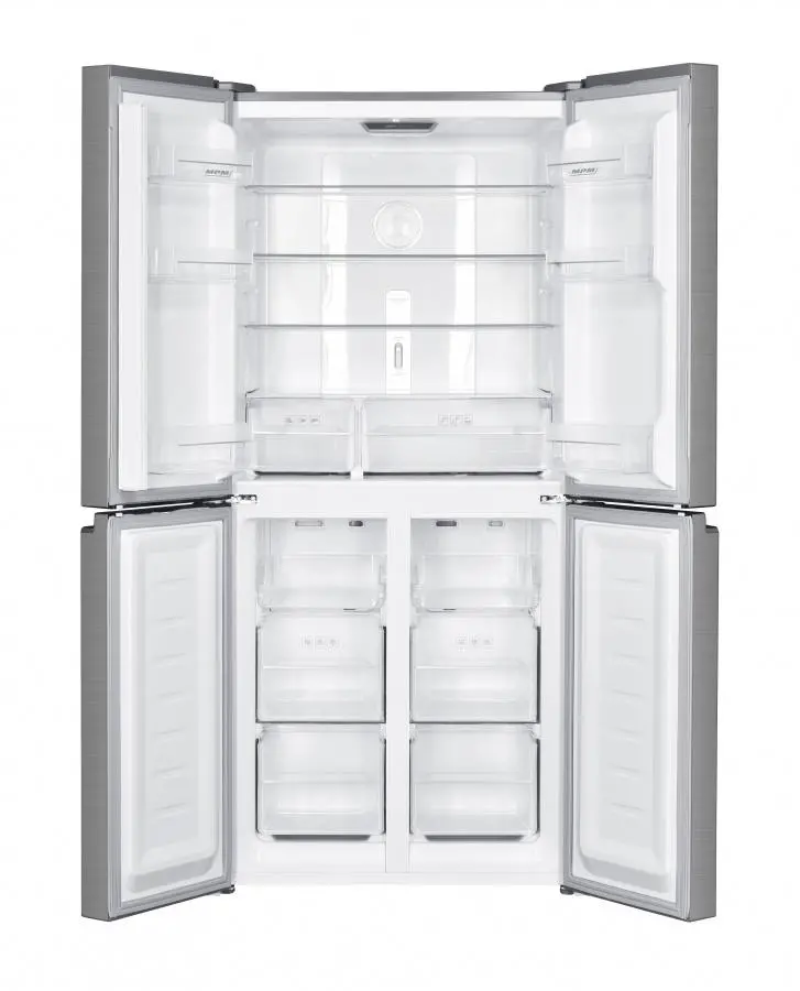 Lodówka MPM 434-SBF-04 Pełny No Frost 180cm Szuflada z kontrolą wilgotności Dark Inox