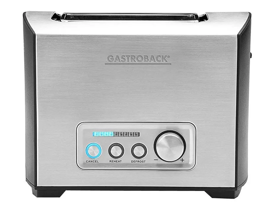 Toster Gastroback Design Pro 2S 42397 Ruszt do bułek Rozmrażanie 950W