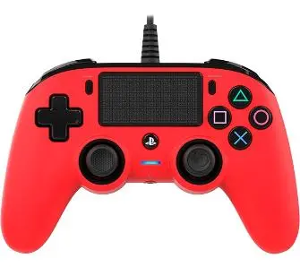 Pad Nacon Compact Controller do PS4 Przewodowy Czerwony