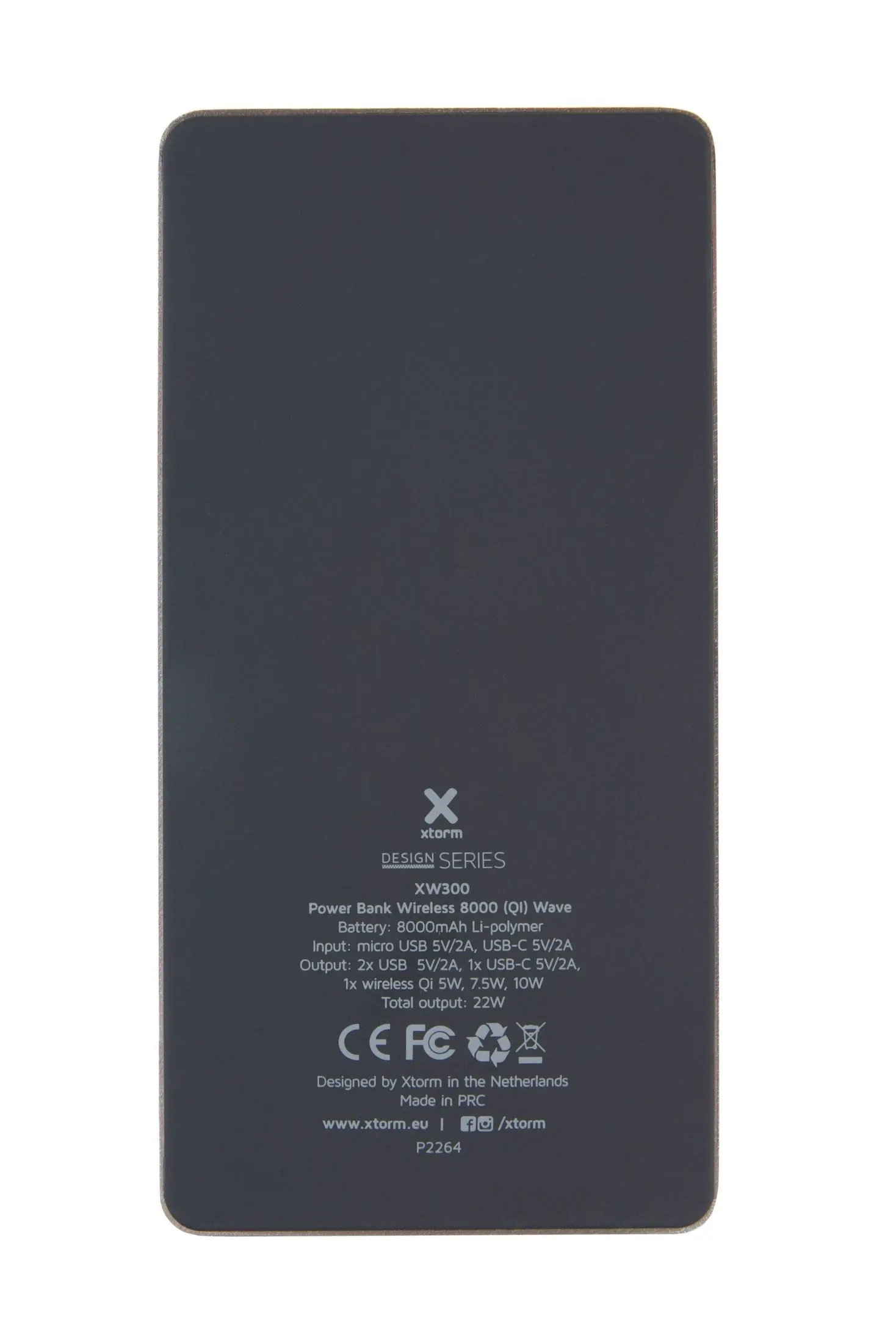 Powerbank Xtorm XW300 Wireless 8000 QI Wave 8000mAh Szary