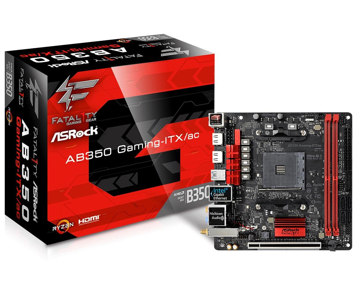 Płyta główna ASrock Fatal1ty AB350 Gaming-ITX/ac