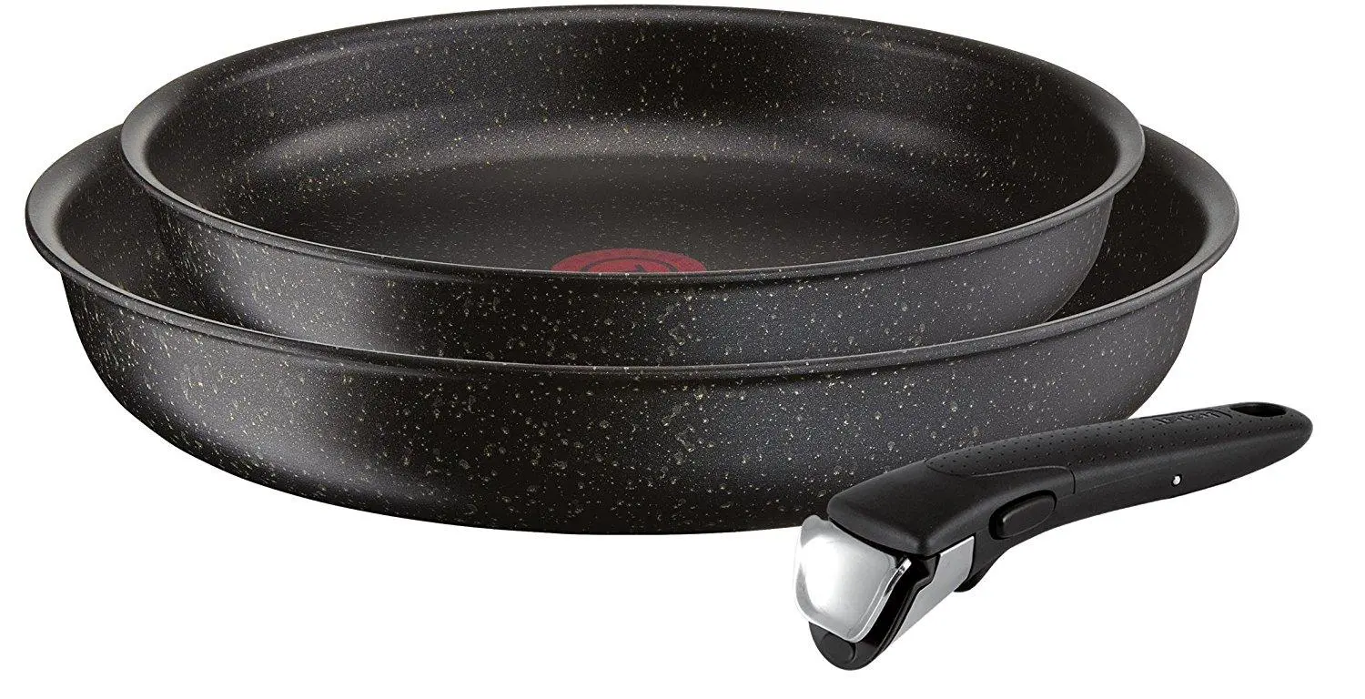 Zestaw patelni Tefal Ingenio Authentic L6719112 Indukcja Tytanowa 22cm, 26cm