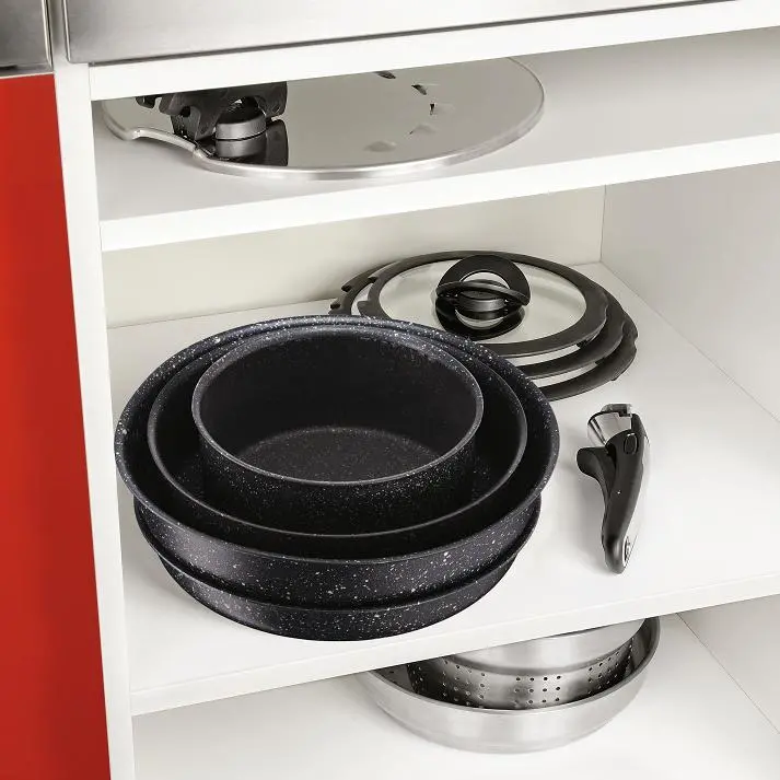 Zestaw patelni Tefal Ingenio Authentic L6719112 Indukcja Tytanowa 22cm, 26cm