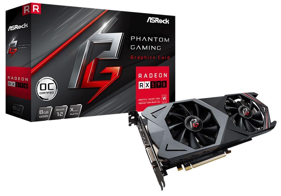ASrock Phantom Gaming X Radeon RX590 8GB OC
