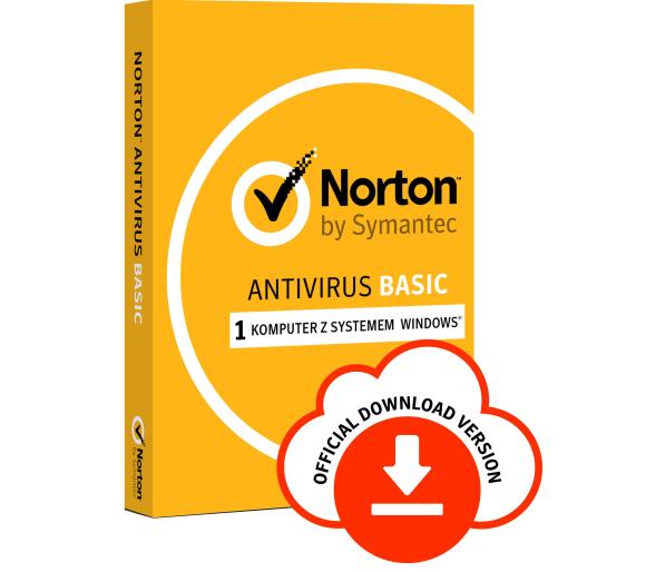 oprogramowanie Norton AntiVirus Basic 1.0 1U-1D-1Y (Kod)