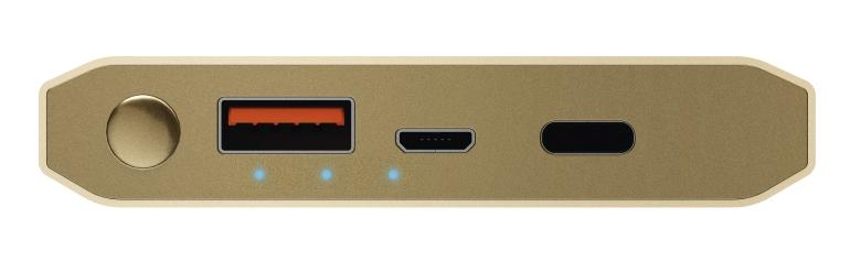 Powerbank Hama Power Pack PA12 12000mAh 00183355 (złoty)