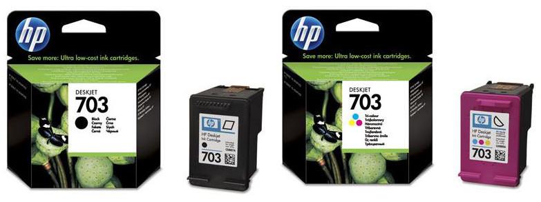 Tusz HP CD887AE + CD888AE nr 703