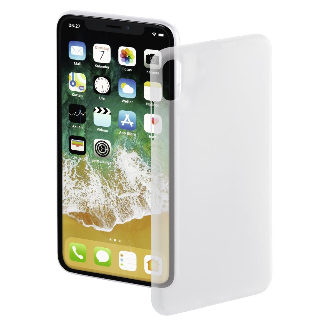 Etui Hama Ultra Slim Cover do iPhone X (biały)