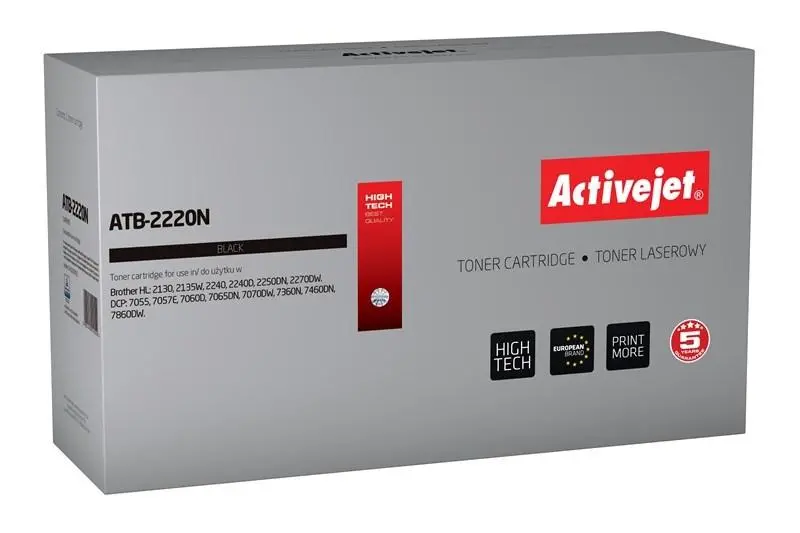 Toner ActiveJet ATB-2220N (zamiennik TN-2010, TN-2220) Czarny