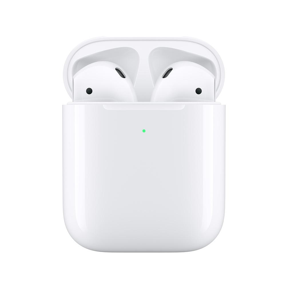 Słuchawki bezprzewodowe Apple AirPods 2. generacji z bezprzewodowym etui ładującym - douszne