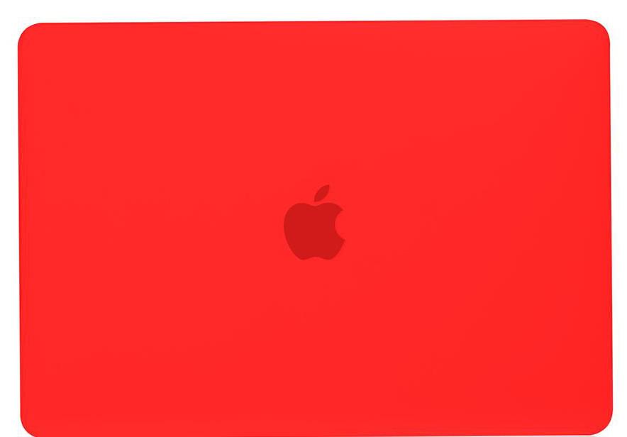 Etui na laptop Gecko Clip On MacBook Pro 13" (czerwony)