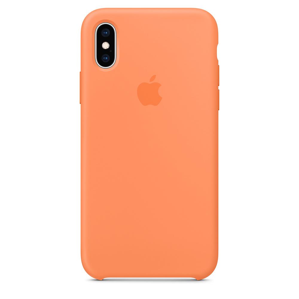 Apple Silicone Case iPhone Xs MVF22ZM/A (papaja)