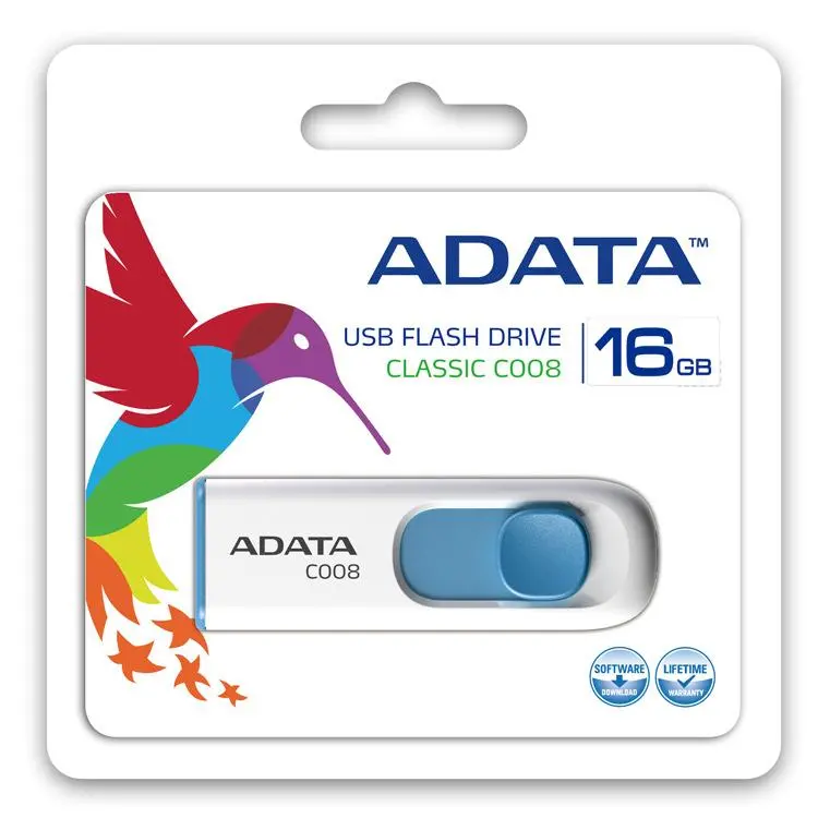 PenDrive Adata C008 16GB USB 2.0  Biały