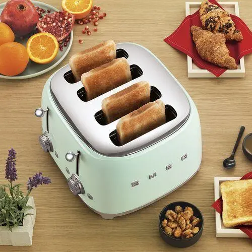 Toster Smeg TSF03PGEU Rozmrażanie 2000W