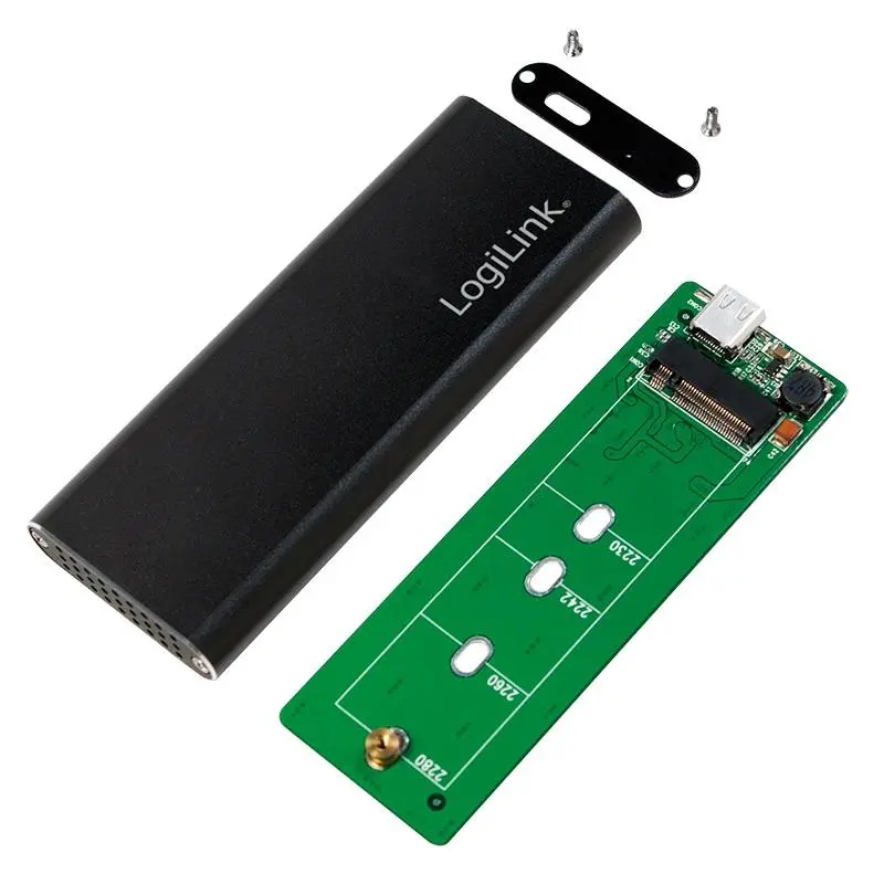 Obudowa LogiLink Obudowa USB 3.1 Gen2 dla M.2 SATA SSD UA0314 Czarny