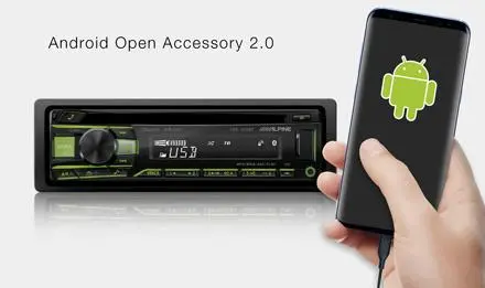 Radioodtwarzacz samochodowy Alpine CDE-203BT z CD/USB 4x50W Bluetooth