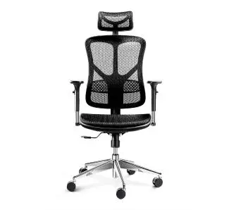 Fotel Diablo Chairs V-Basic Normal Size Biurowy do 150kg Tkanina Czarny